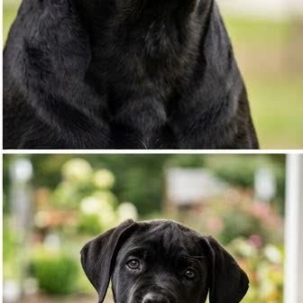 A Cane Corso puppy with a curious expression